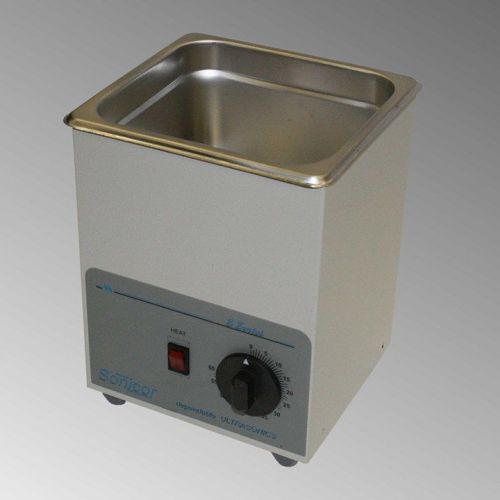 NEW ! Sonicor Stainless Steel Ultrasonic Cleaner w/Heat &amp; Timer, 0.5 Gal S-50TH
