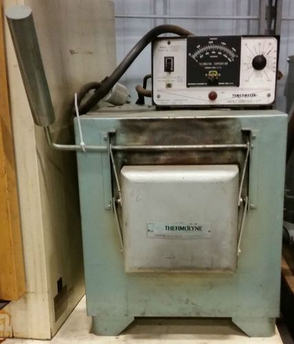 2000°f thermolyne 1600 benchtop lab furnace w/ input controller ~ model: f-a1630 for sale