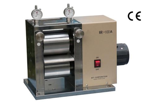 Electric precision 4&#034; width rolling press with dual micrometer - msk-hrp-mr100a for sale