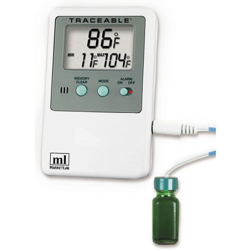 Hi-Lo Alarm Thermometer - With External Bottle 1 ea