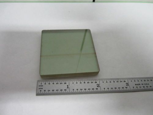 OPTICAL GREEN FILTER GLASS LASER OPTICS AS IS BIN#L2-23