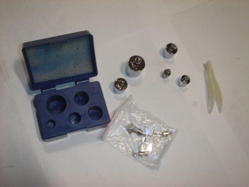 calibration kit with tweezers and weights 10mg - 50g