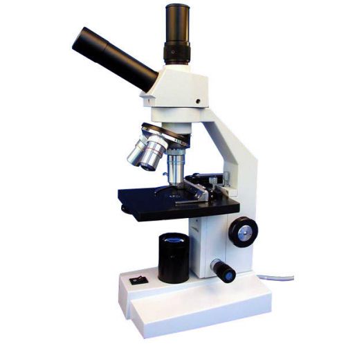 40x-640x Biological 2-View Compound Microscope with Mechanical Stage