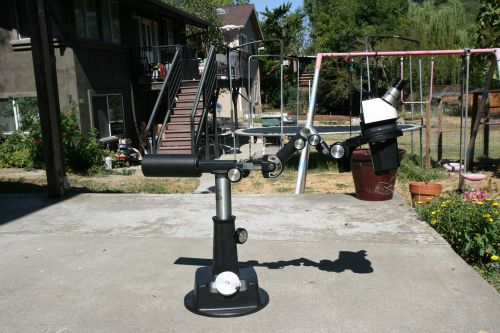 Lg. h.d. articulated boom with bausch &amp; lomb stereozoom 7 microscope 1.0x-7.0x for sale