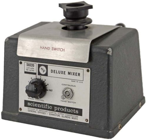 Scientific Products S8220 Laboratory Deluxe Mixer Shaker w/Hand Switch Precision