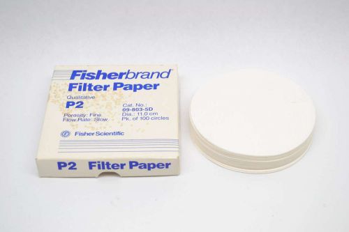FISHER SCIENTIFIC 09-803-5D QUALITATIVE P2 11CM PLAIN SHEET PAPER FILTER B429013