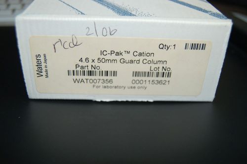 New HPLC column Waters IC-Pak Cation, 4.6 x 50 mm Guard Part No. WAT007356
