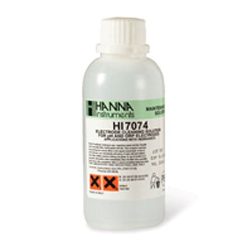 Hanna instruments hi7074m inorganic cleaning solution, 0.23 l for sale