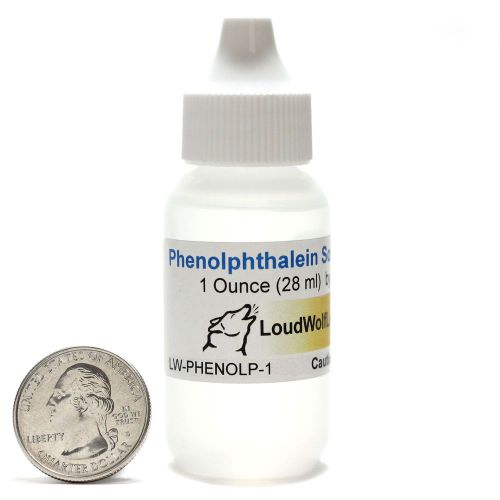 Phenolphthalein indicator solution / 1% concentration / 1 fluid ounce for sale