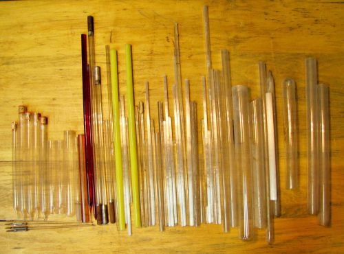 Vintage Pyrex Lab glass Tubes &amp; Misc. Lot.