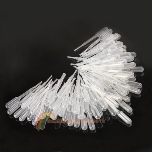 100pcs 0.2ml graduated pipettes dropper polyethylene for experiment medical r1bo for sale