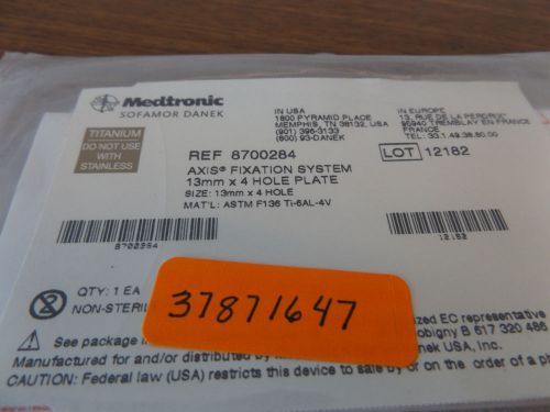 Medtronic 870-284 Fixation System Bone Plate
