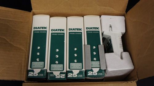 Diatek Model 600 Clinical Human Electrical Thermometer with Probes and 100 Cover