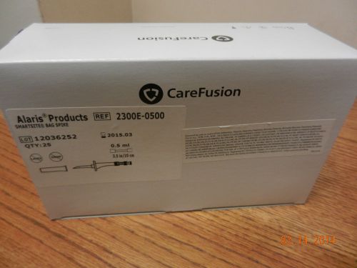 Carefusion Alaris 2300E-0500 Bag Spike Smartsite NEW 25pcs