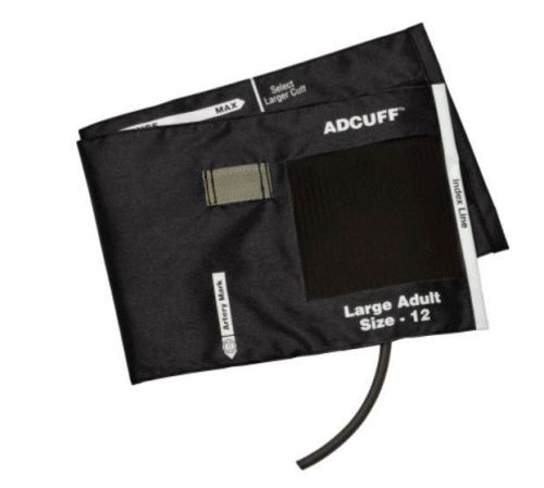 Adc 845-12xbk-1 adcuff &amp; bladder, 1 tube, large adult, black for sale