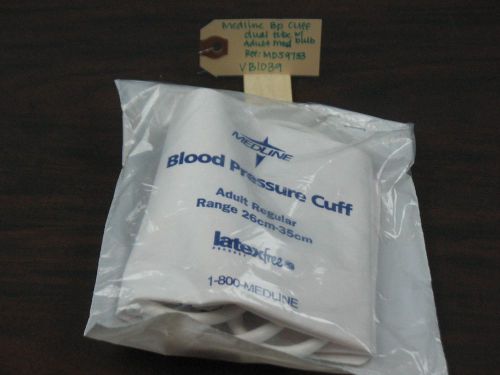 Medline Soft Disposable BP Cuff Dual Tube With Bulb Adult Med. Ref: MDS9733