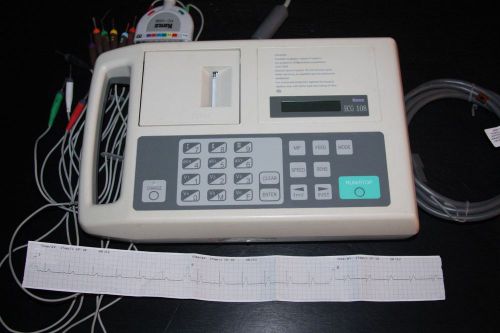 Kenz-108 ECG/ EKG UNIT  IN GREAT WORKING CONDITION