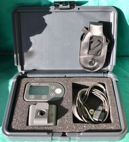 Philips DigiTrak XT 360322 Holter Recorder 24 hr Monitoring System with Case
