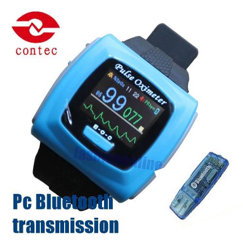NEW Wrist Pulse Oximeter Wearable free PC Bluetooth Upload data 50fw