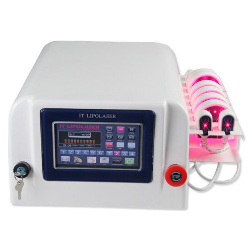 100mw 650nm Laser Cellulite Weight Loss 10 Paddles Lipo Laser Diode Slim Machine