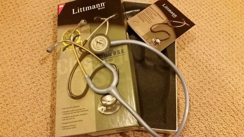 3m LITTMANN CLASSIC II  Stethoscope *CEIL BLUE* USED Littman # 2813