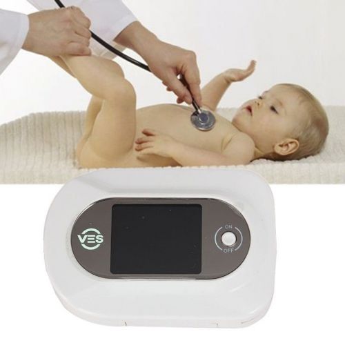 CE Contec Multi-Function Visual Electronic Stethoscope+ Kids Child SPO2 probe,HR