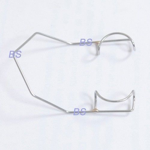 2 pcs ss large wire eye speculum blade size 14 or 15 mm small large heavy wire for sale