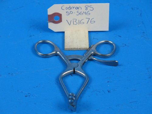Codman 85 50-5646 Weitlaner Retractor Sharp 4&#034; 2x3 prongs OR Surgery Stainless