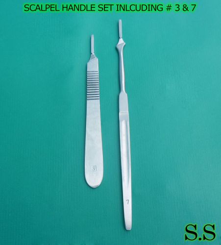 SCALPEL HANDLE SET INLCUDING # 3 &amp; 7