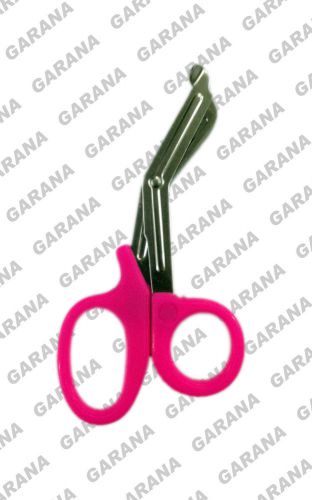 Paramedic emt/ems trauma shears / utility bandage scissors 7.5&#034; neon pink for sale