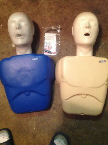 CPR Prompt 2 Adult Manikins (one blue one tan)