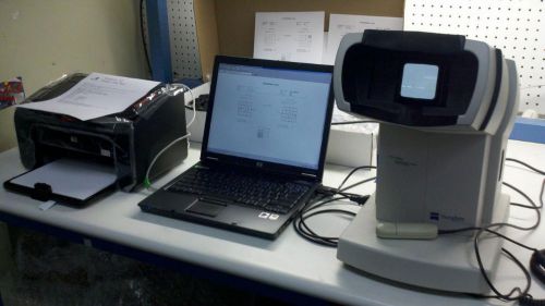 Zeiss humphrey 710 fdt with laptop computer fdt vvew finder software and printer for sale