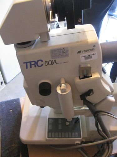 Topcon TRC 50IA With Digital Camera and computer