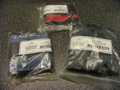 Cuff weights  sammons preston®  1 lb 3/4 lb and 1.5 lb  new/sealed _______q for sale