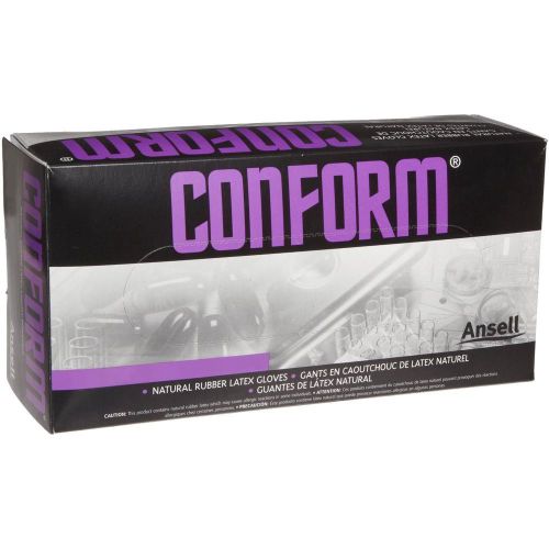ANSELL-EDIMONT CONFORM LATEX GLOVES 100 PER BOX SMALL FREE &amp; FAST SHIPPING