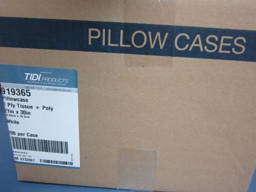 Tidi Pillow Case White 21in x 30in 100 Per Case