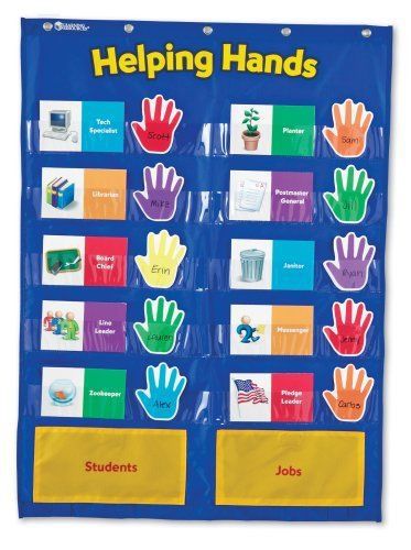 Learning Resources Helping Hands Pocket Chart LER2903