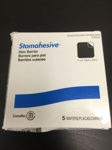 Convatec 21712 Stomahesive Skin Barrier Wafer, 4&#034; X 4&#034; - BX/5 - FREE SHIPPING