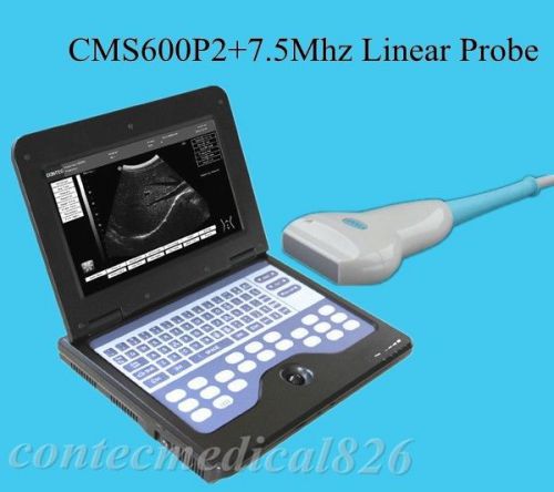 CMS600P2 Digital Ultrasound Scanner+7.5M Linear Probe for small part examination