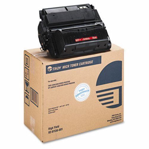 Troy 42X Compatible MICR Toner Secure, High-Yield, Black (TRS0281136001)