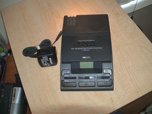Philips lfh 720 mini cassette executive transcription transcriber system machine for sale