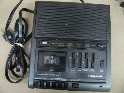 Panasonic Microcassette Transcriber / dictator Model RR-930 Good Condition