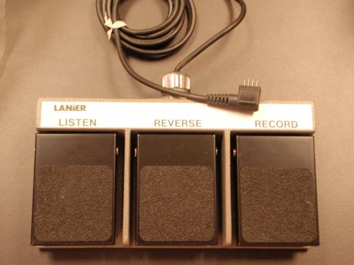 Lanier heavy duty 3 function foot pedal, Pathology type with 7 pin connector