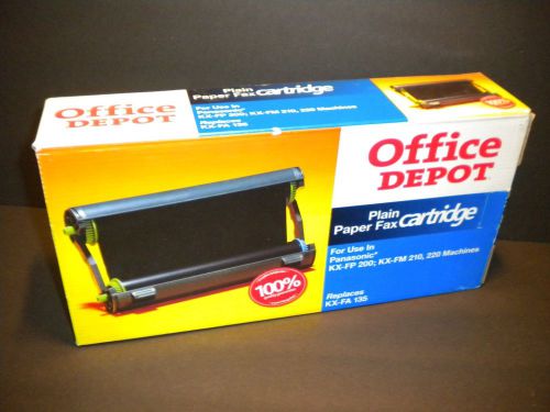 Office Depot KX-FA 135 NEW Plain Paper Fax Cartridge for KX-FP 200 KX-FM 210 220