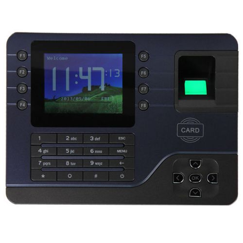 New a-c091 3.2&#034; screen usb 200mhz cpu fingerprint time attendance clock rfid for sale