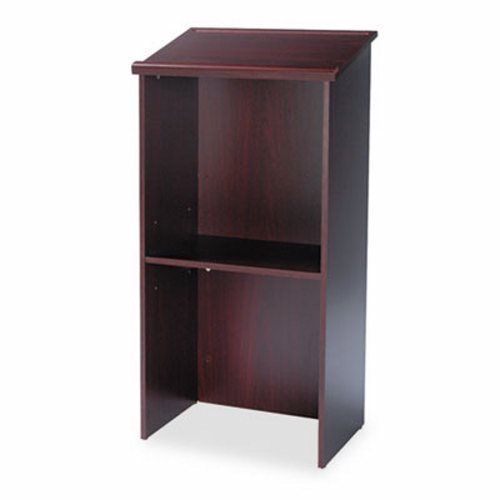 Safco Stand-Up Lectern, 23w x 15-3/4d x 46h, Mahogany (SAF8915MH)