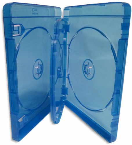 TRIPLE =BLU-RAY CASE= with Moulded Blu-Ray Logo 20-Pak