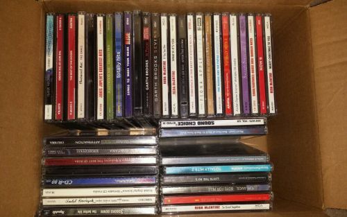 40 Used EMPTY CD Jewel Cases - With Orginal Artwork