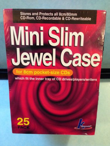 Mini slim jewel case Brand New  25 Pack