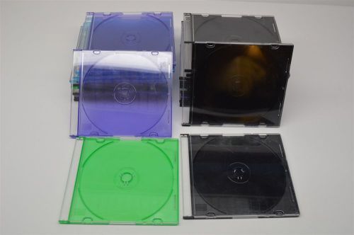 CD / DVD Standard Jewel Cases - Lot of 30 - Used - Mixed / Clear Trays